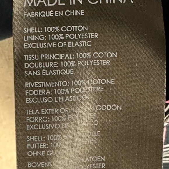 Club Monaco Sleeveless Plaid Peplum Cami Chemise - Blue Pink White - size Medium - Picture 9 of 10